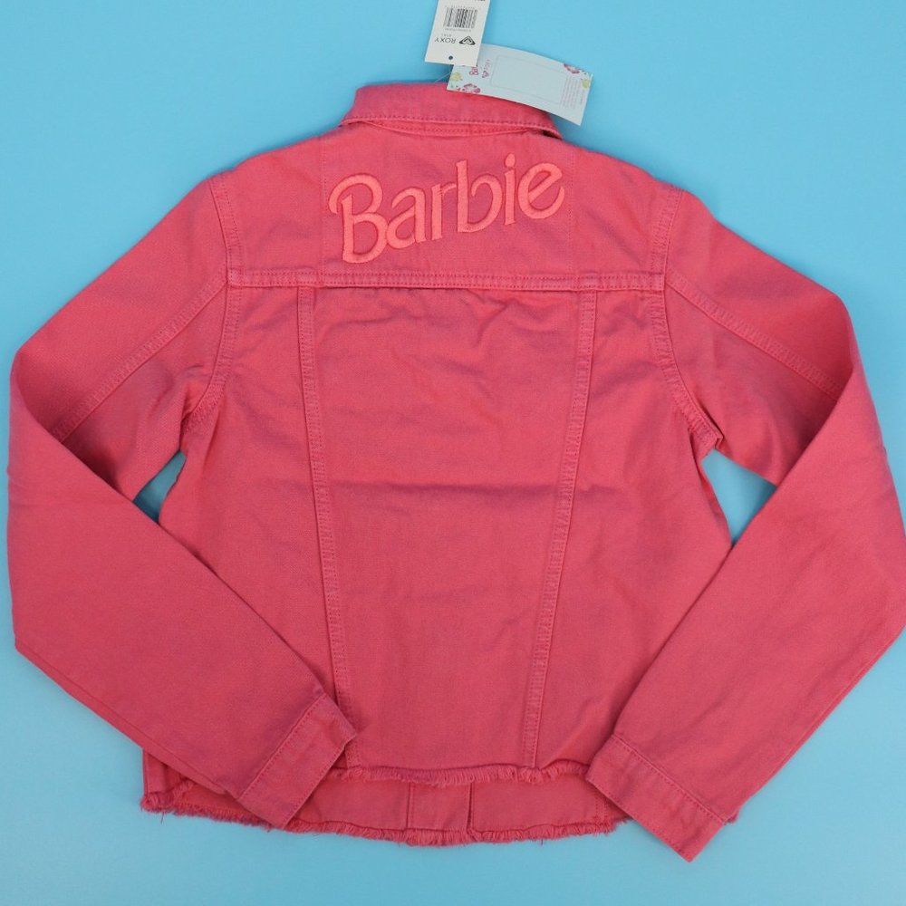 Barbie x Roxy Tigers Eyes Embroidered Denin Jacket